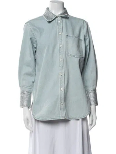 Pre-owned Frame Jacket In Blue