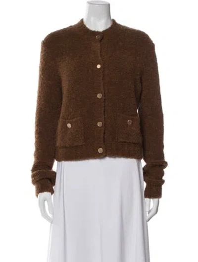 Pre-owned Frame Jacket In Brown