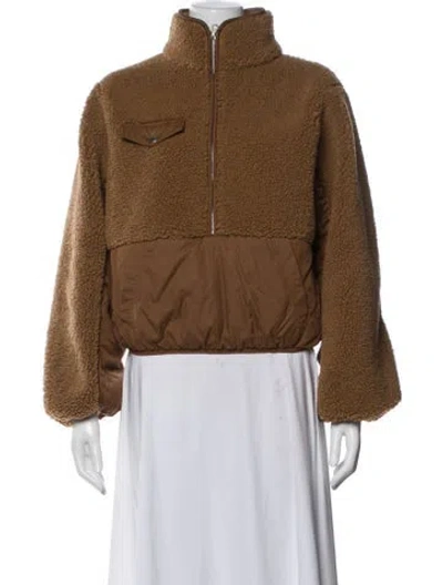 Pre-owned Frame Jacket In Brown