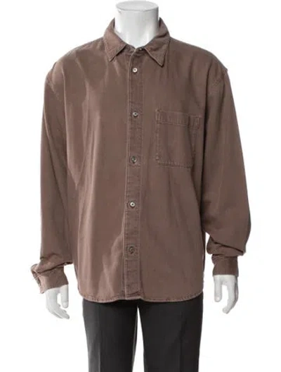Pre-owned Frame Jacket In Brown