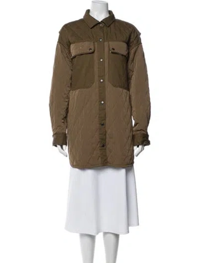 Pre-owned Frame Jacket In Brown