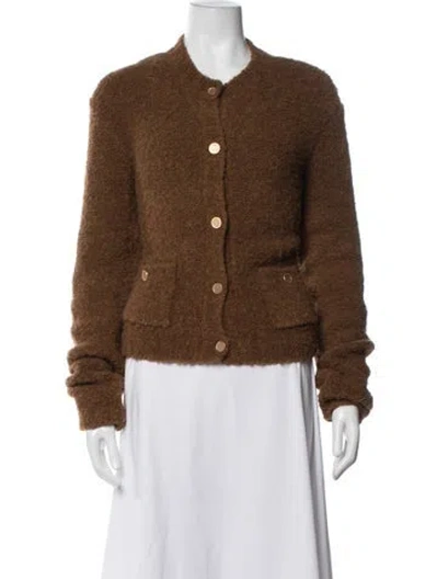 Pre-owned Frame Jacket In Brown