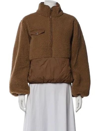 Pre-owned Frame Jacket In Brown