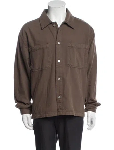 Pre-owned Frame Jacket In Brown