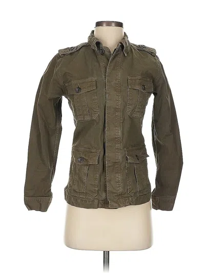 Pre-owned Frame Jacket In Green