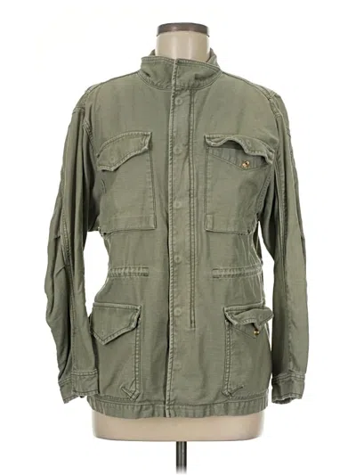 Pre-owned Frame Jacket In Green