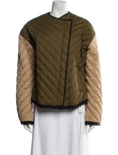Pre-owned Frame Jacket In Green