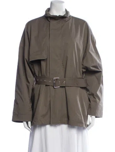 Pre-owned Frame Jacket In Green