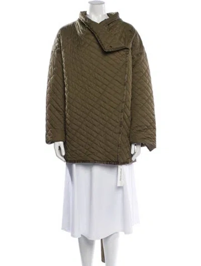 Pre-owned Frame Jacket In Green