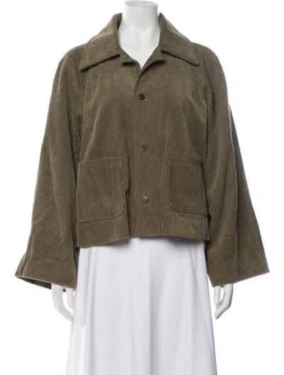 Pre-owned Frame Jacket In Green