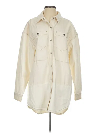 Pre-owned Frame Jacket In Ivory