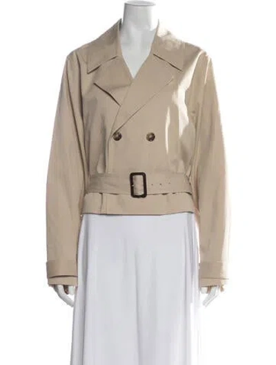 Pre-owned Frame Jacket In Neutral