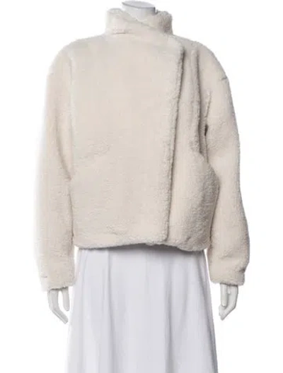 Pre-owned Frame Jacket In Neutral