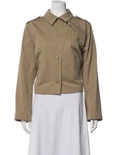 Pre-owned Frame Jacket In Neutrals