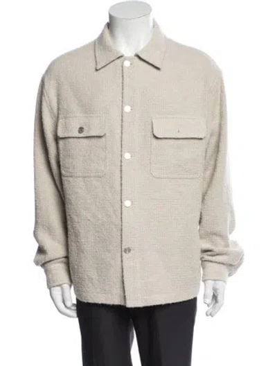 Pre-owned Frame Jacket In Neutrals