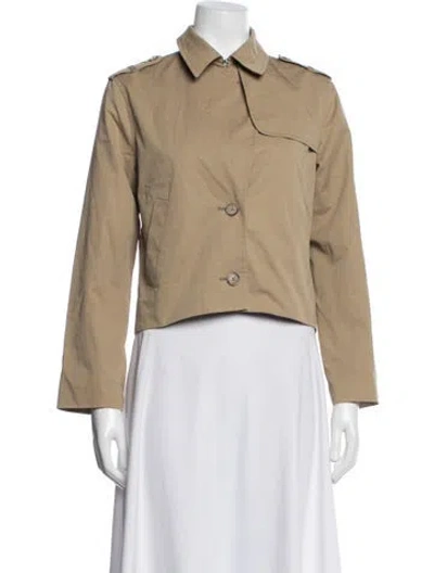 Pre-owned Frame Jacket In Neutrals