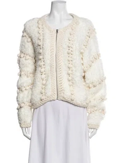 Pre-owned Frame Jacket In Neutrals