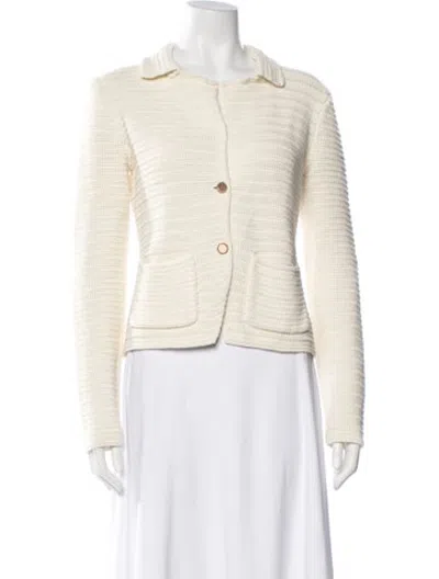 Pre-owned Frame Jacket In Neutrals