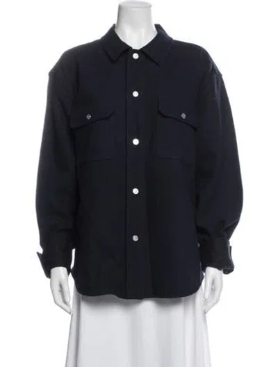 Pre-owned Frame Jacket W/ Tags In Blue