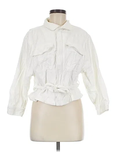 Pre-owned Frame Jacket In White