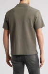 Frame Jacquard Polo In Dark Sage