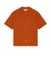 Frame Relaxed Jacquard Camp Shirt