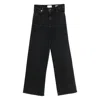 Frame High-waisted Jeans In Black