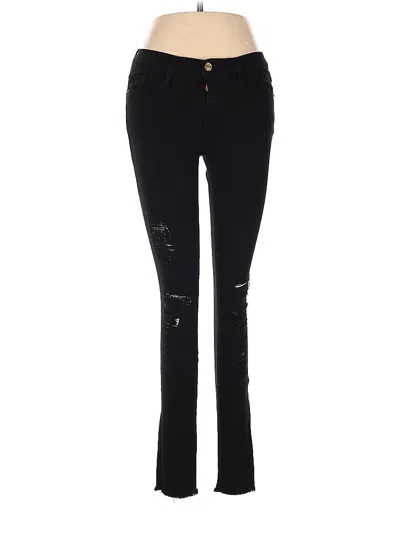 Pre-owned Frame Jeans In Black