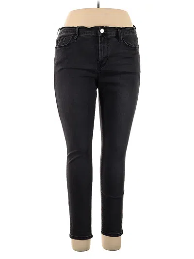 Pre-owned Frame Jeans In Black