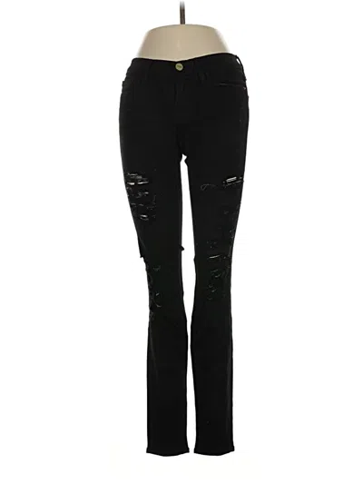 Pre-owned Frame Jeans In Black