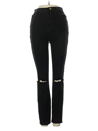 Pre-owned Frame Jeans In Black