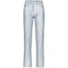 Frame Le Jane Crop High Rise Jeans In Blue