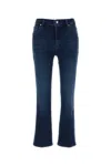 Frame Flared Leg Denim Stretch Jeans In Blue