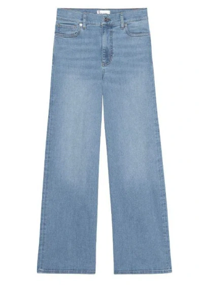 Frame Cotton-blend Jeans In Blue