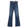 Frame Le Pixie High Flare Jeans In Blue