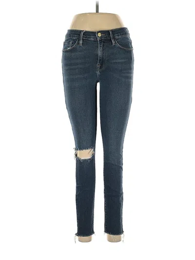 Pre-owned Frame Jeans In Blue