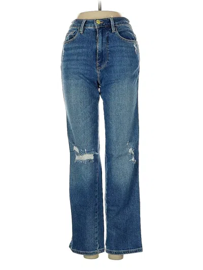 Pre-owned Frame Jeans In Blue