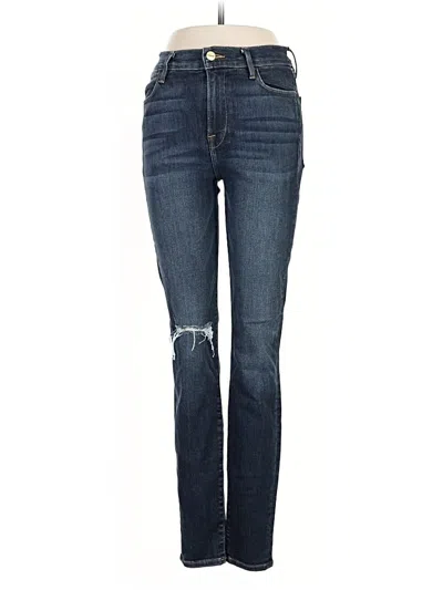 Pre-owned Frame Jeans In Blue