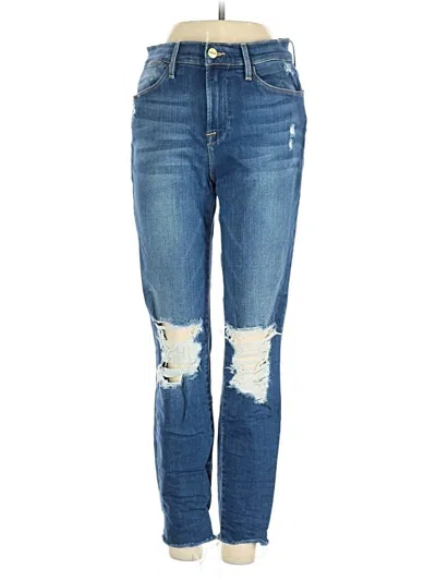 Pre-owned Frame Jeans In Blue