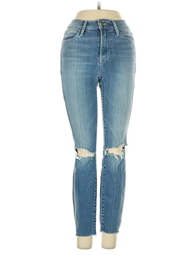 Pre-owned Frame Jeans In Blue