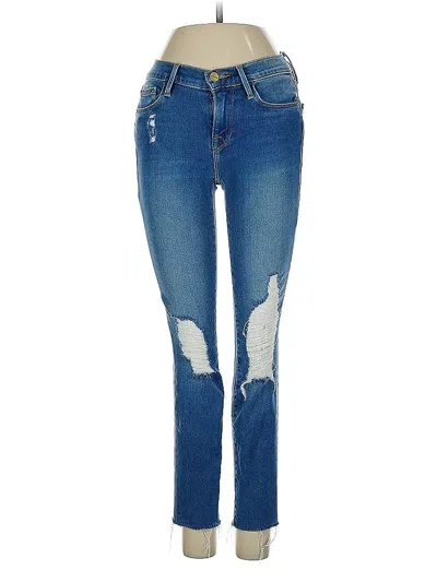 Pre-owned Frame Jeans In Blue