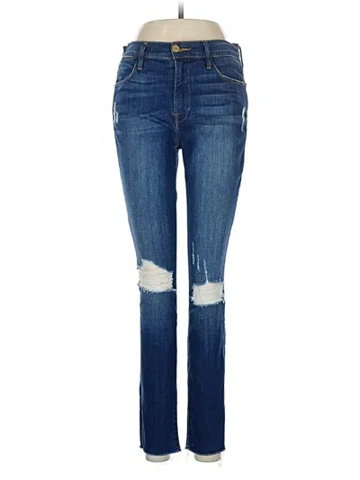 Pre-owned Frame Jeans In Blue