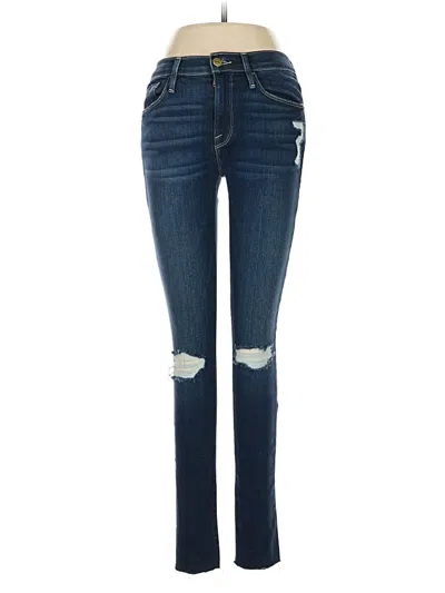 Pre-owned Frame Jeans In Blue