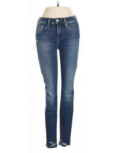 Pre-owned Frame Jeans In Blue