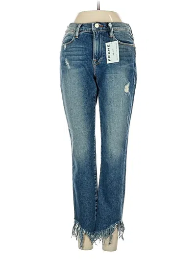 Pre-owned Frame Jeans In Blue