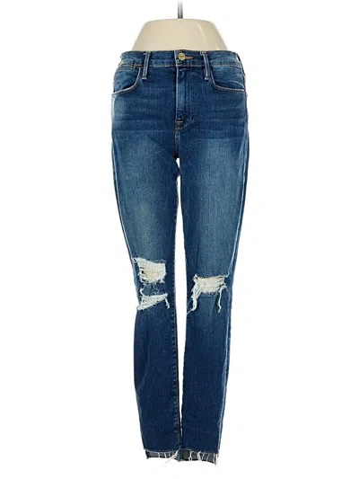 Pre-owned Frame Jeans In Blue