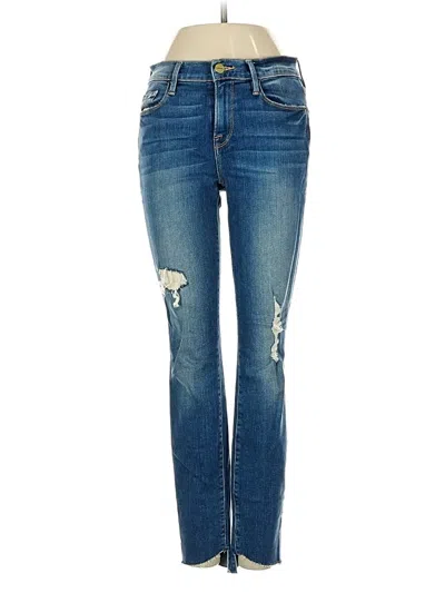 Pre-owned Frame Jeans In Blue