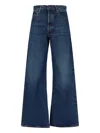 Frame Wide Jeans In Blue