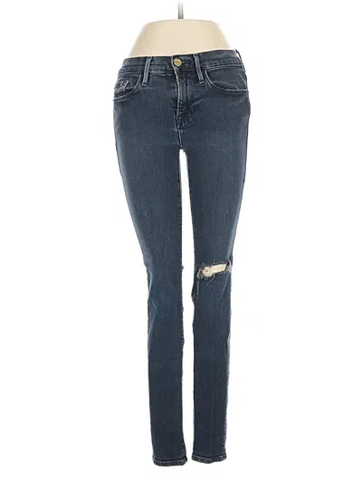 Pre-owned Frame Jeans In Blue