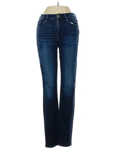 Pre-owned Frame Jeans In Blue